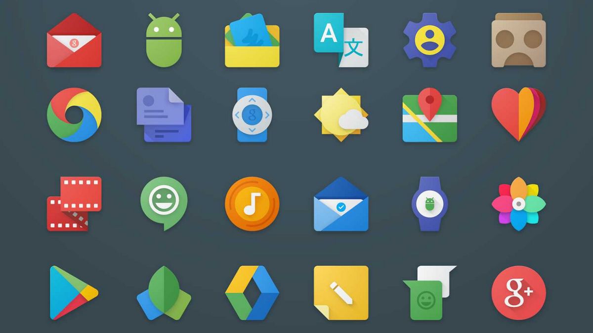 Material Design Icons — 750 бесплатных иконок от Google