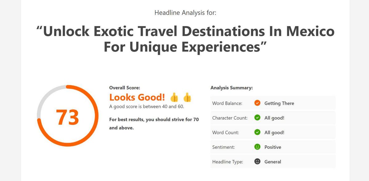 Оценка эмоционального маркетинга заголовка с помощью бесплатного сервиса Headline Analyzer