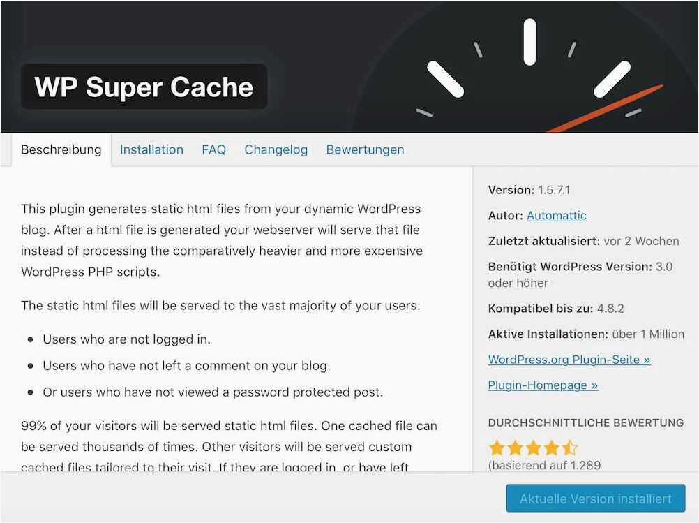 Подробное руководство по использованию плагина WP Super Cache для оптимизации сайта  