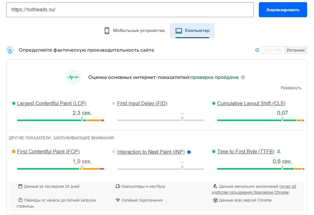 Google Pagespeed Insights — проверка и оптимизация производительности вашего веб-сайта 