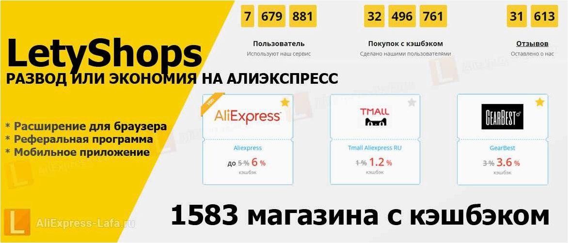 Отзывы о letyshops — разоблачение мифов и раскрытие правды о сервисе