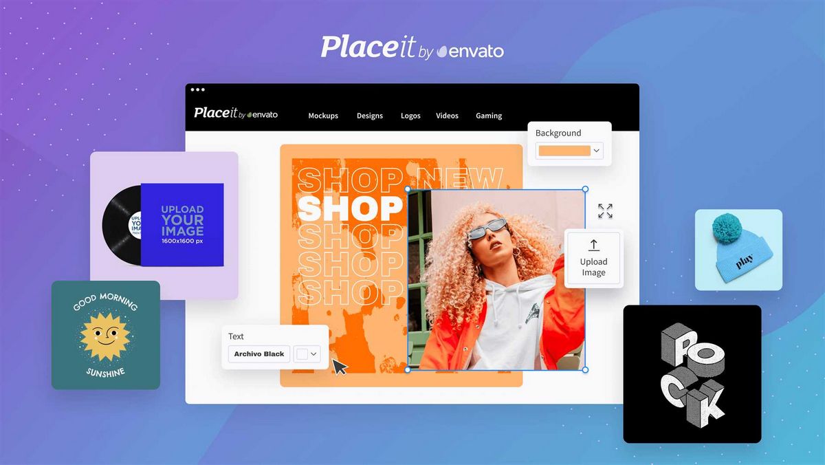 Placeit Freebies — Бесплатные образцы, с доставкой прямо на ваш Dropbox