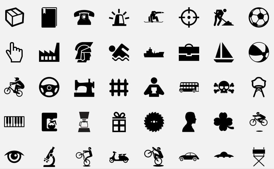 (noun, project, огромная, коллекция, тысяч) The Noun Project — огромная коллекция тысяч иконок от различных талантливых дизайнеров